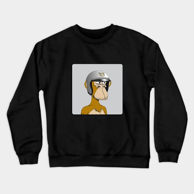 Bored Ape Yacht Club, BAYC Crewneck Sweatshirt by GREEN GRAPE